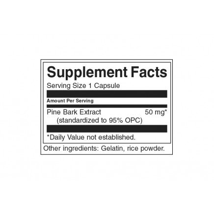 SWH160, SWS-14160 - Pine Bark Extract 50 mg 100 Capsules в категория