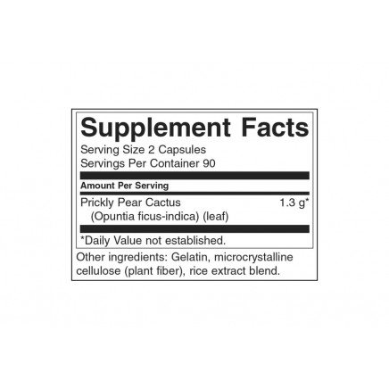 SW543 - Prickly Pear Cactus Opuntia 650 mg 180 Capsules в категория . Prickly Pear Cactus