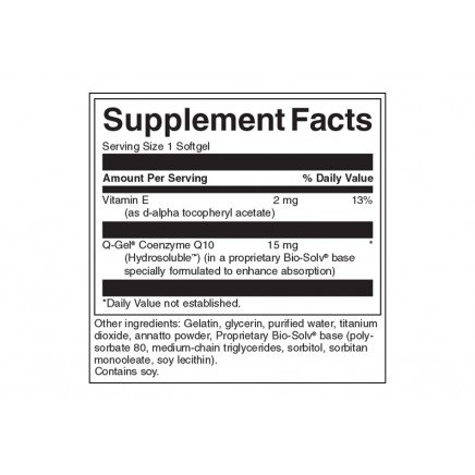 SWU053 - Q-Gel 15 mg 60 Solfgels в категория . Q-Gel Coenzyme Q10 15 мг 60