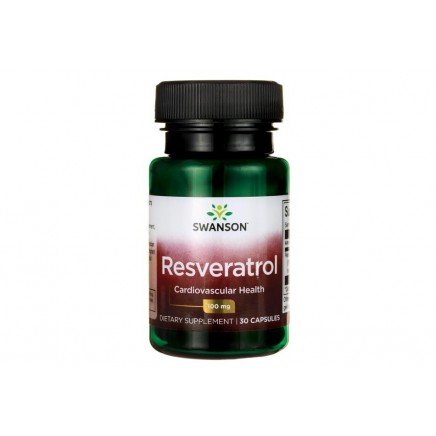 SWS-02283 - Resveratrol 100 mg 30 Capsules в категория Холестерол. Resveratrol