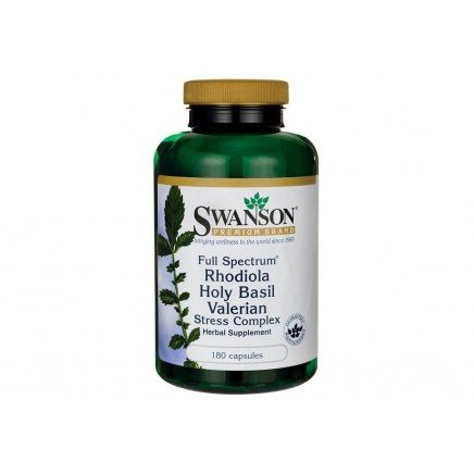 SW1114 - Rhodiola Holy Basil Valerian Stress Complex 180 Capsules в категория