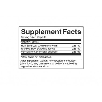 SW1114 - Rhodiola Holy Basil Valerian Stress Complex 180 Capsules в категория