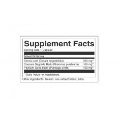 Senna Psyllium Cascara Complex 90 капсули Senna Psyllium Cascara Complex 90 капсули