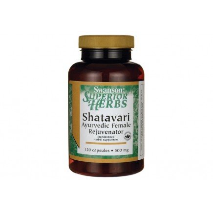 SWH176, SWS-14176 - Shatavari Ayurvedic Female Rejuvenator 500 mg 120 Capsules в