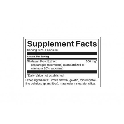 SWH176, SWS-14176 - Shatavari Ayurvedic Female Rejuvenator 500 mg 120 Capsules в