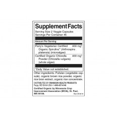 Spirulina & Chlorella 90 вегетариански капсули