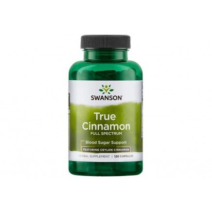 SW1752 - True Cinnamon Full Spectrum 120 Capsules в категория Диабет. True Cinnamon