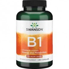 Vitamin B1 (Thiamin) 100 мг 250 капсули