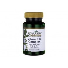 Vitamin D Complex with Vitamins D-2 & D-3 60 веге капсули