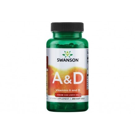 SW004 - Vitamin A & D 250 Soft Gel Capsules в категория Витамини. Vitamin A & D