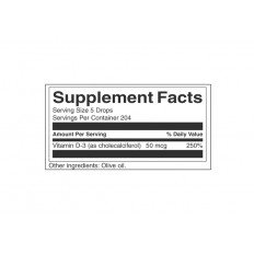 Vitamin D3 Liquid Drops 29.6 мл Vitamin D3 Liquid Drops 29.6 мл