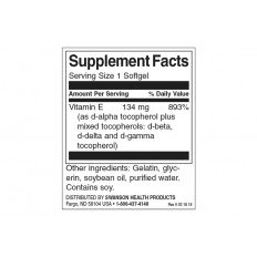 Vitamin E Mixed Tocopherols 200 IU 250 гел-капсули Vitamin E Mixed Tocopherols 200 IU 250 гел-капсули