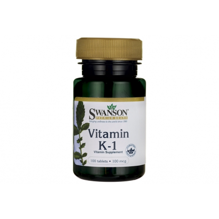 SWS-01994 - Vitamin K-1 100 mcg 100 Tablets в категория Витамини. Vitamin K-1 100