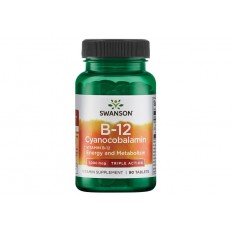 Vitamin Triple Action B-12 1000 мкг 90 Таблетки