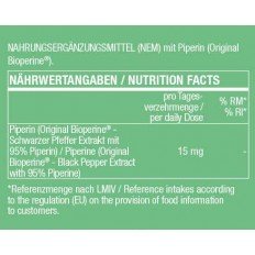 Bioperine 15 мг 60 капсули Bioperine 15 мг 60 капсули