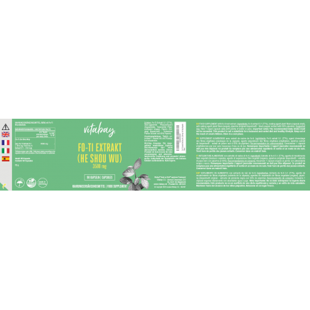 - Fo-Ti Extract (He Shou Wu) 3500 mg 90 Capsules в категория Диабет. Fo-Ti Extract