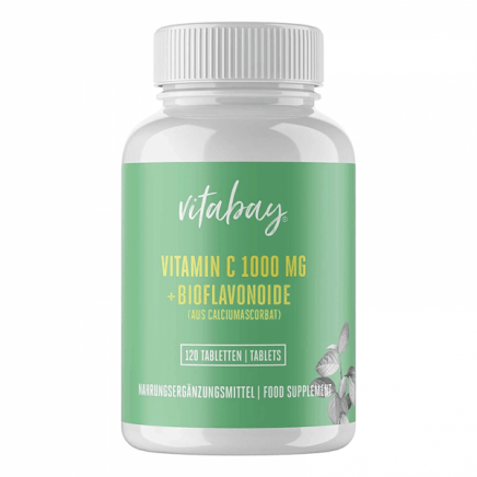 - Vitamin C 1000 mg + Bioflavonoide 120 Tablets в категория Витамин C. Vitamin C