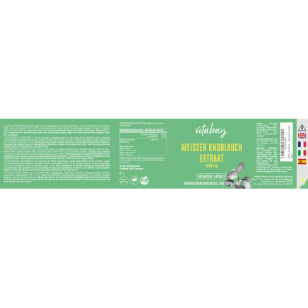 VTB-24DS23 - White Garlic Extract 100 Capsules в категория Алергии. White Garlic
