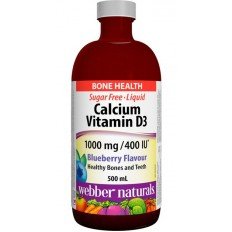 Течен Калций 1000 mg + Витамин D3 400 IU 500 мл Течен Калций 1000 mg + Витамин D3 400 IU 500 мл