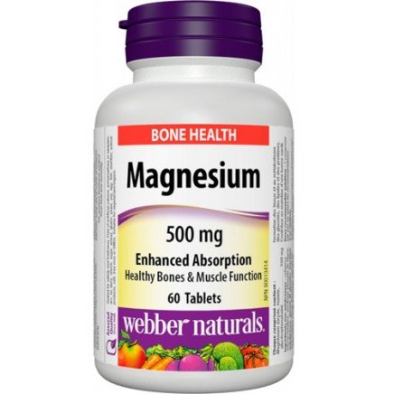 WEB-03162 - Magnesium 500 mg 60 tablets в категория Минерали. Магнезий