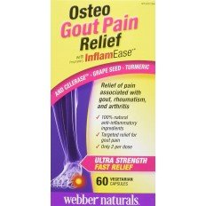 Osteo Gout Pain Relief with InflamEase 570 мг 60 капсули