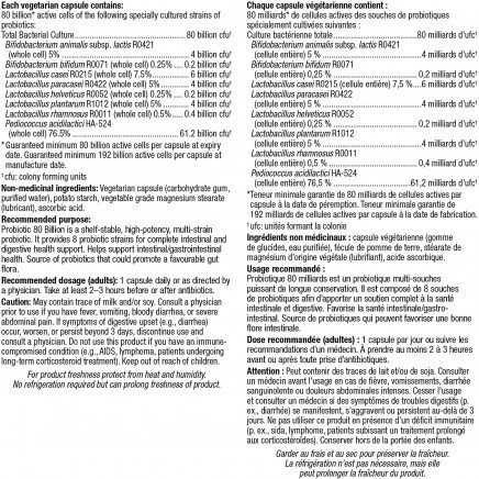 - Probiotic 80 Biilion CFU 20 Vegetarian Capsules в категория Диария. Probiotic 80
