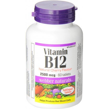 - Vitamin B12 (Ciancobalamin) 2500 mcg 60 Sublingual Tablets в категория