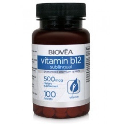 BVA-02445 - Vitamin B-12 Methylcobalamin 500mcg 100 Sublingual Tablets в категория