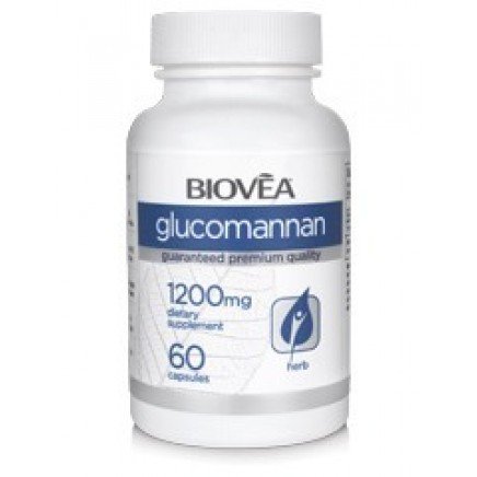 BVA-01228,BVA-01223 - Glucomannan 1200mg 60 Capsules в категория Отслабване.
