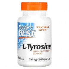 Best L-Tyrosine 500 mg 120 Veggie Caps