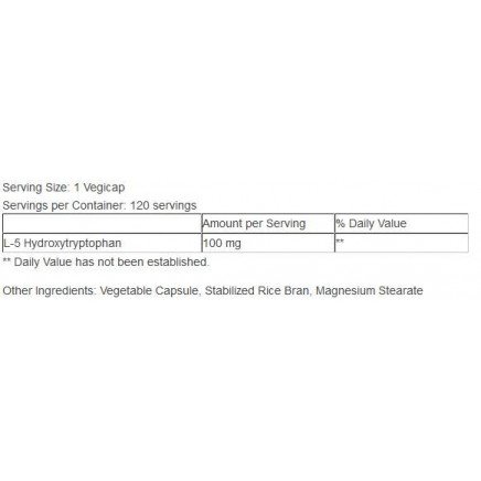 SPP-00002 - 5-HTP 100 mg 120 vegicaps в категория . 5-HTP 100 mg 60 Veggie Caps I