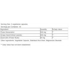 Resvert Plus 250 mg 60 vegicaps I Supplement Spot Resvert Plus 250 mg 60 vegicaps I Supplement Spot
