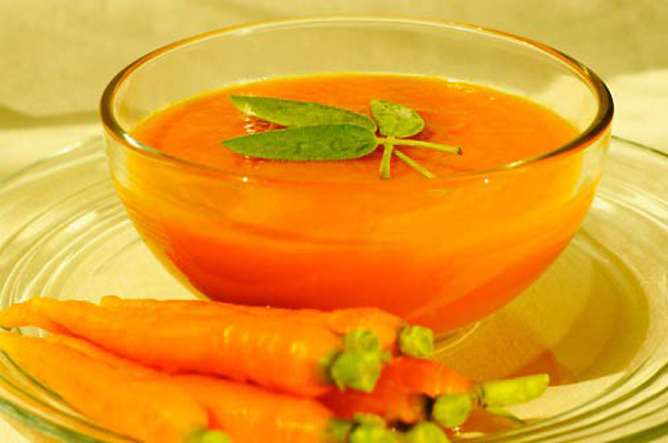 Морковена крем супа за добра детоксикация.