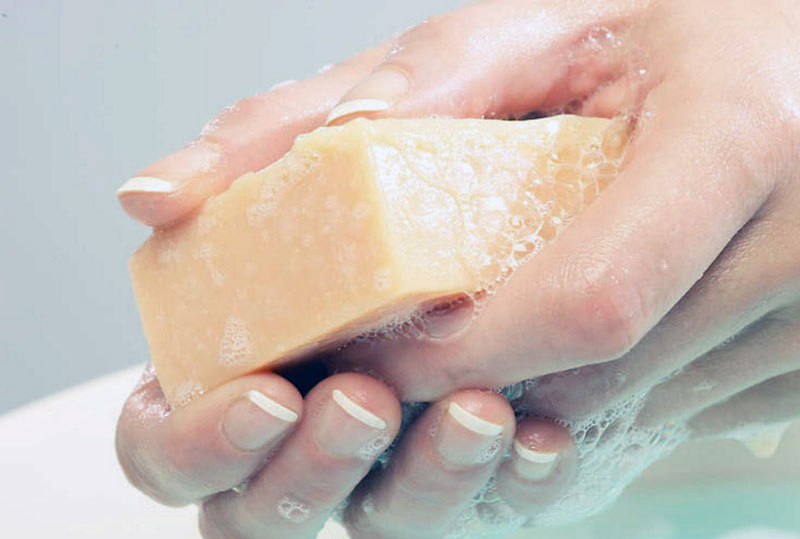 Домашният сапун помага при гъбички по ръцете, краката, нотките