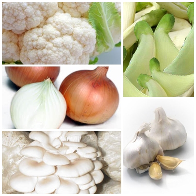 Белите зеленчуци от семейство лукови съдържат фитохимикала алицин, а с негова помощ може да се сваля кръвното налягане.
