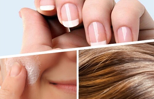 Hair, Skin and Nails Extra Strength подпомага здравината на кожа, коса и нокти.