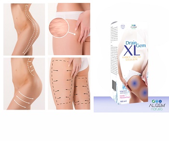 Drain Gem XL от Algem Natura има антицелулитен ефект и стяга кожата